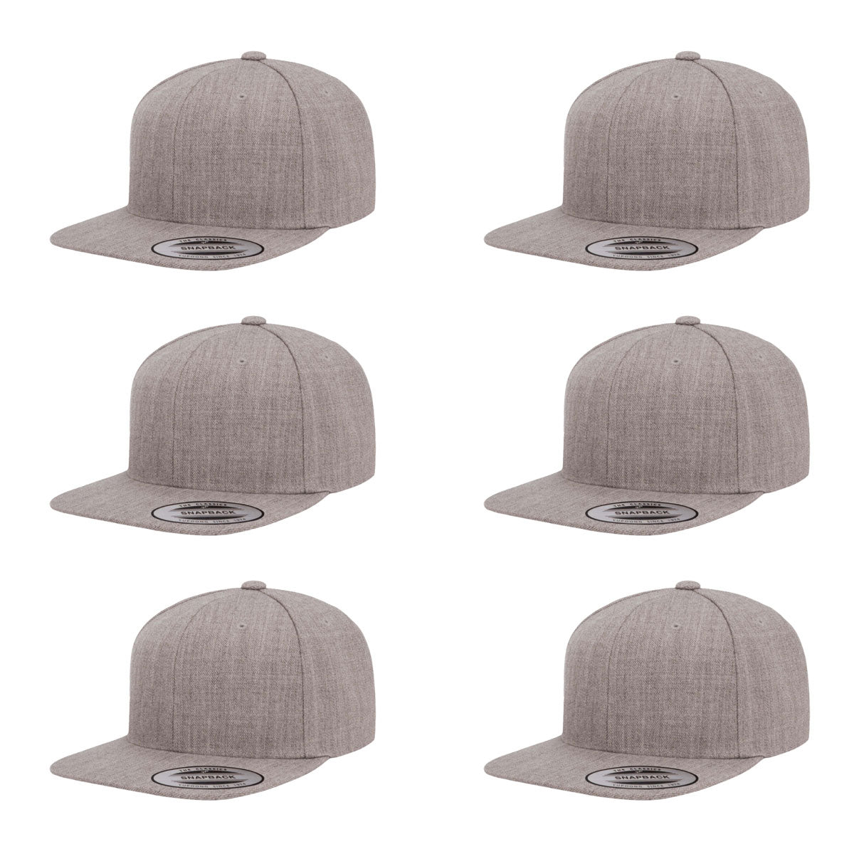 Yupoong Hat Snapback Pro-Style Wool Blend Cap 6089