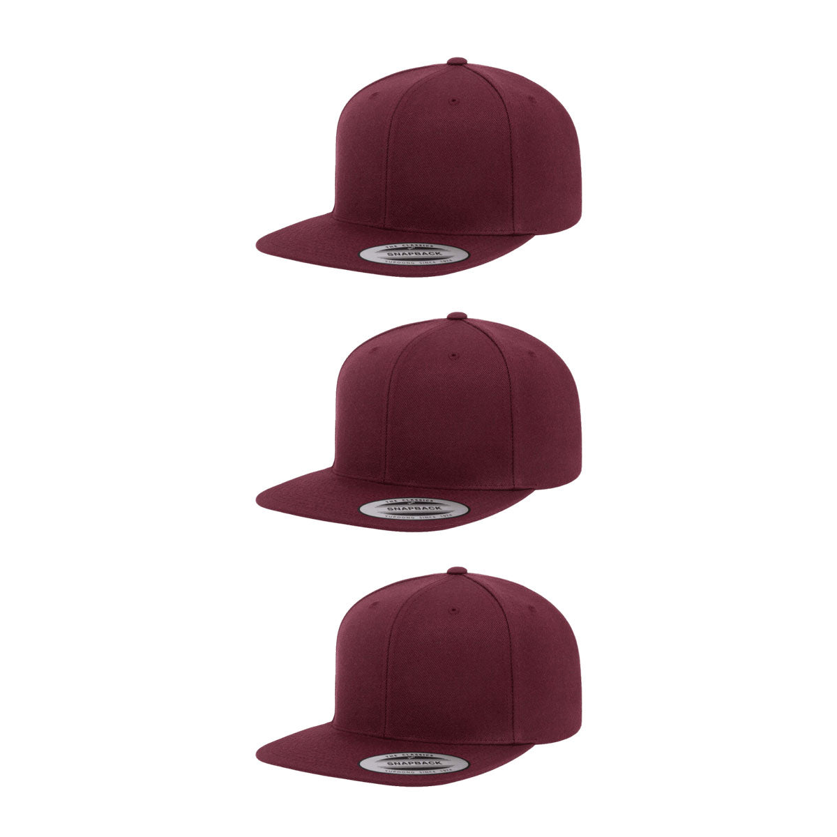 Yupoong Hat Snapback Pro-Style Wool Blend Cap 6089