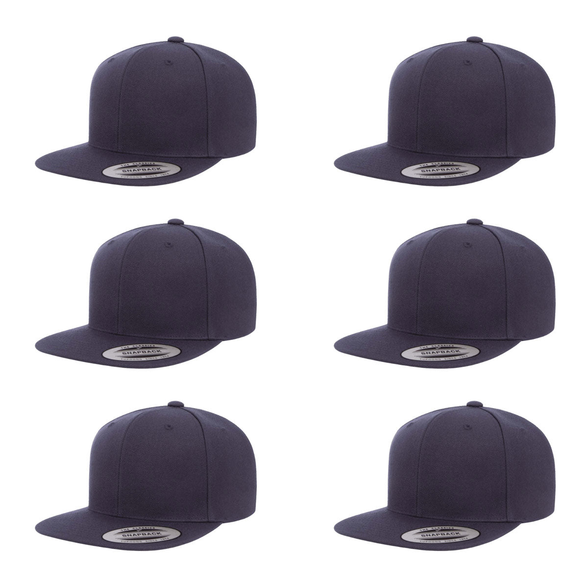 Yupoong Hat Snapback Pro-Style Wool Blend Cap 6089