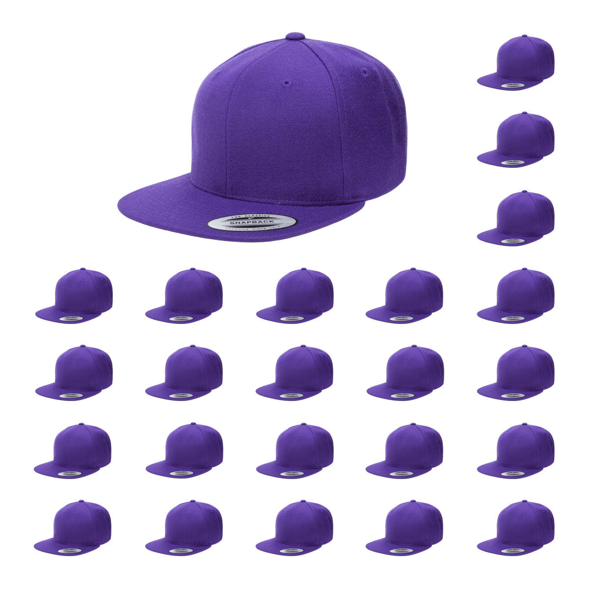 Yupoong Hat Snapback Pro-Style Wool Blend Cap 6089