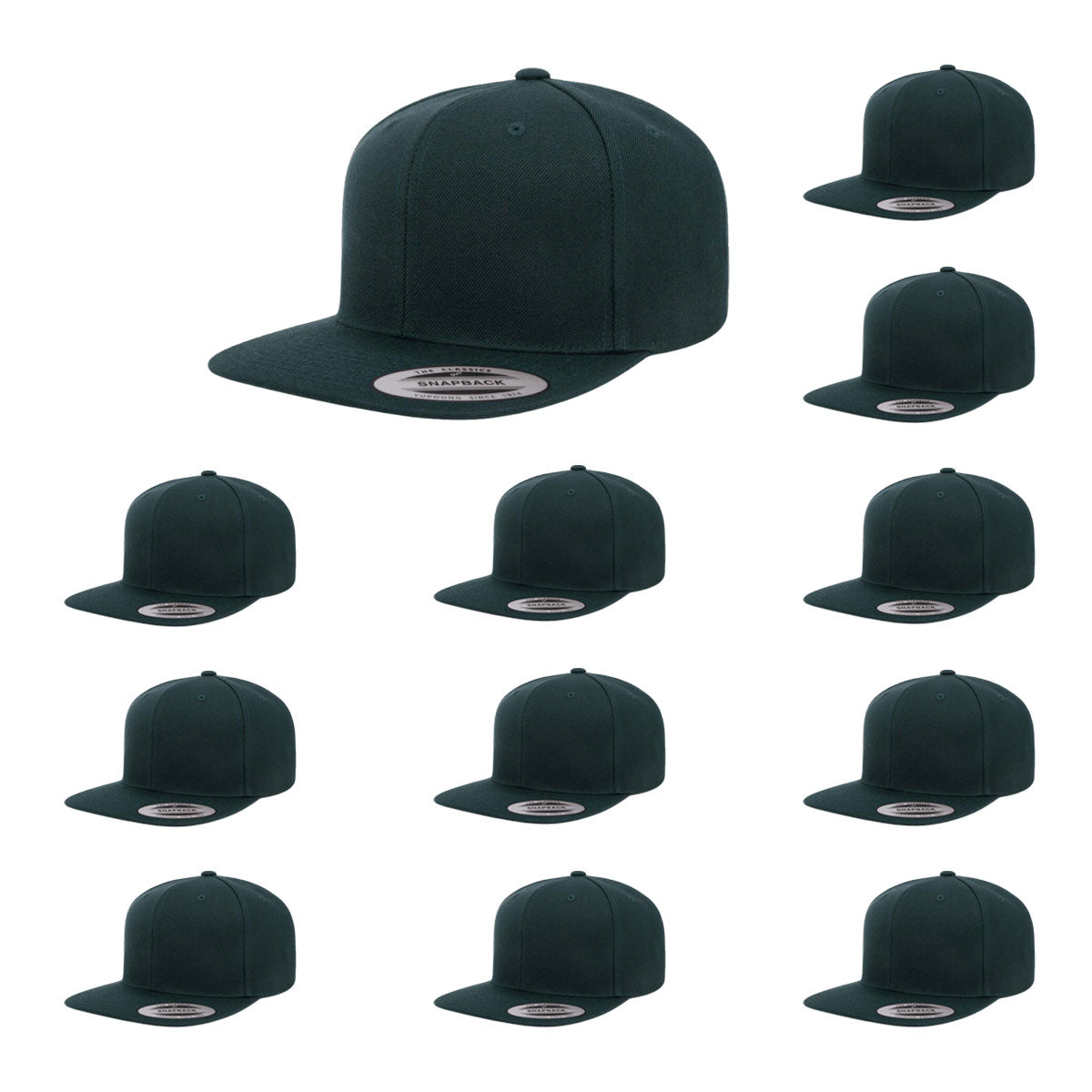 Yupoong Hat Snapback Pro-Style Wool Blend Cap 6089