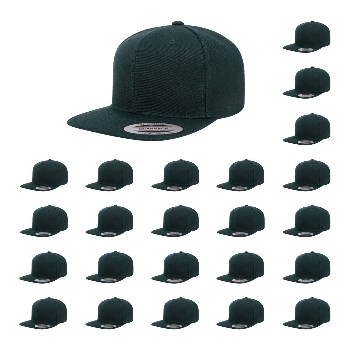 Yupoong Hat Snapback Pro-Style Wool Blend Cap 6089