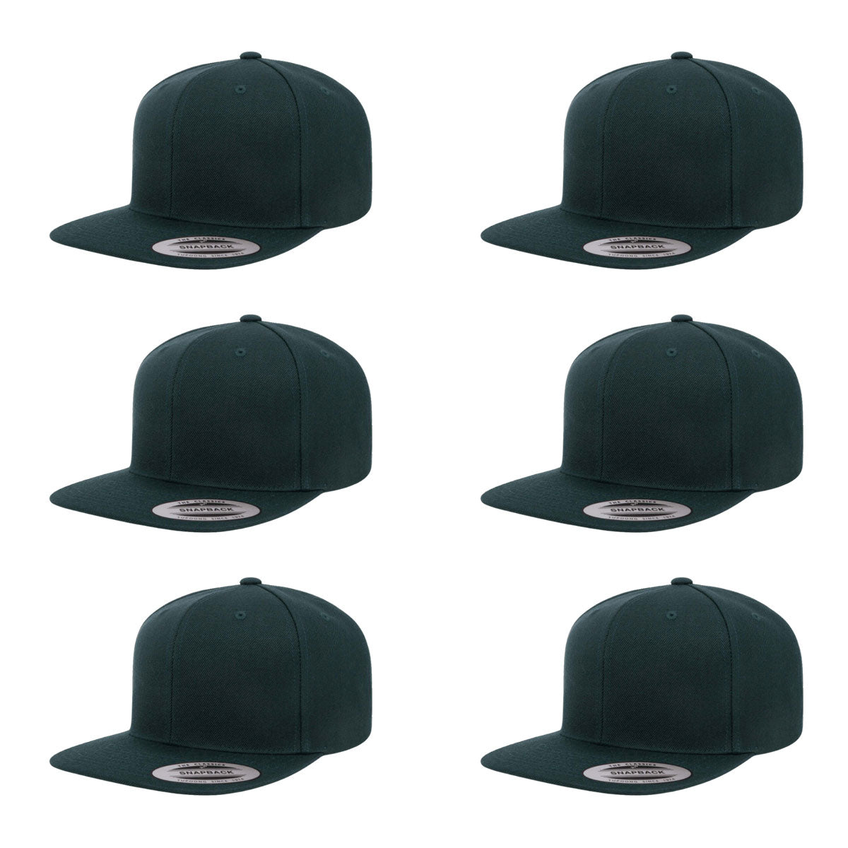 Yupoong Hat Snapback Pro-Style Wool Blend Cap 6089