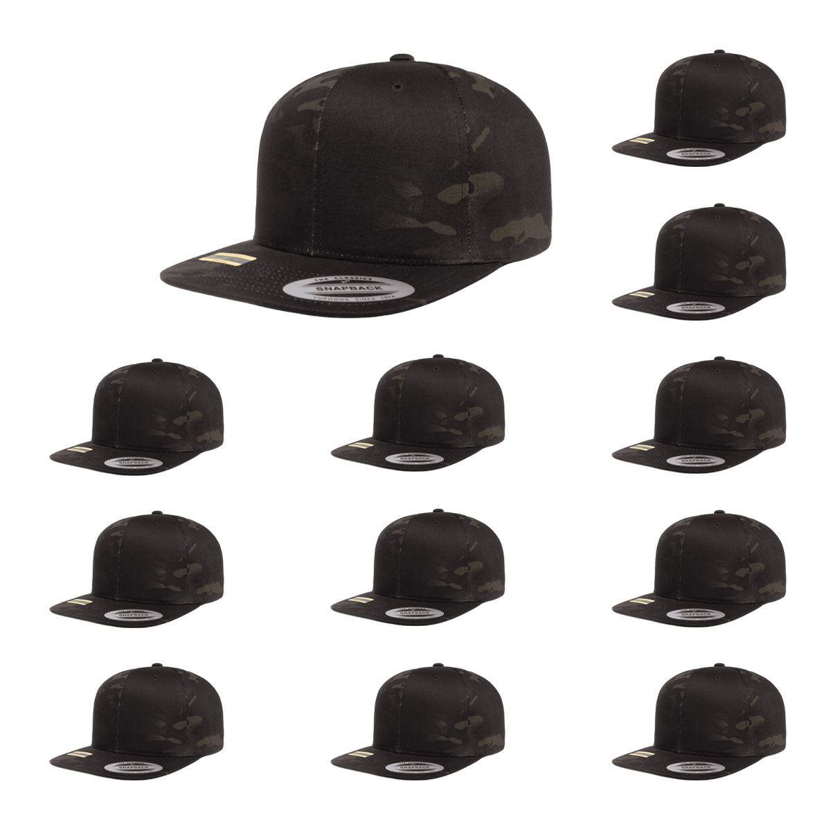 Yupoong Hat Snapback Pro-Style Wool Blend Cap 6089