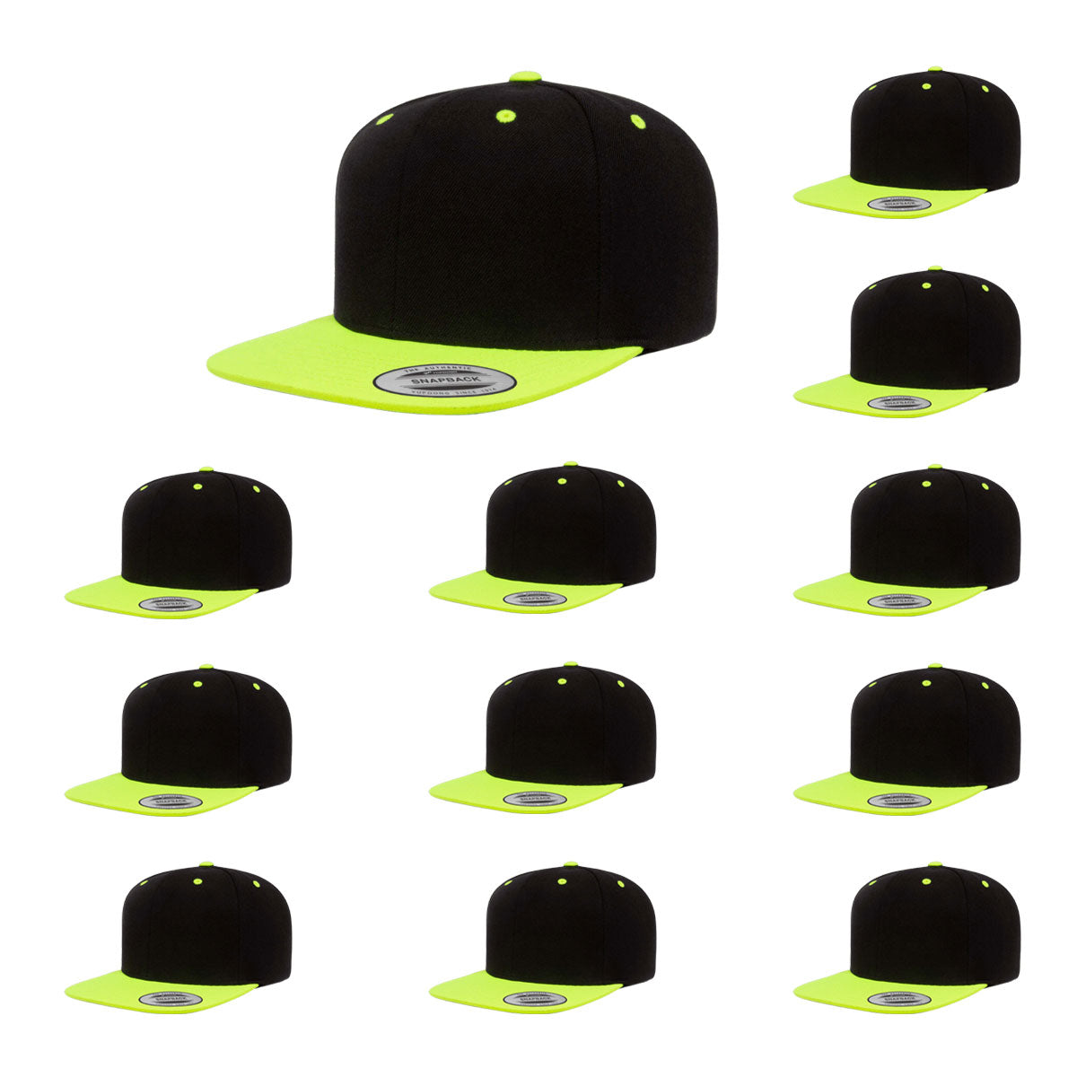 Yupoong Hat Snapback Pro-Style Wool Blend Cap 6089