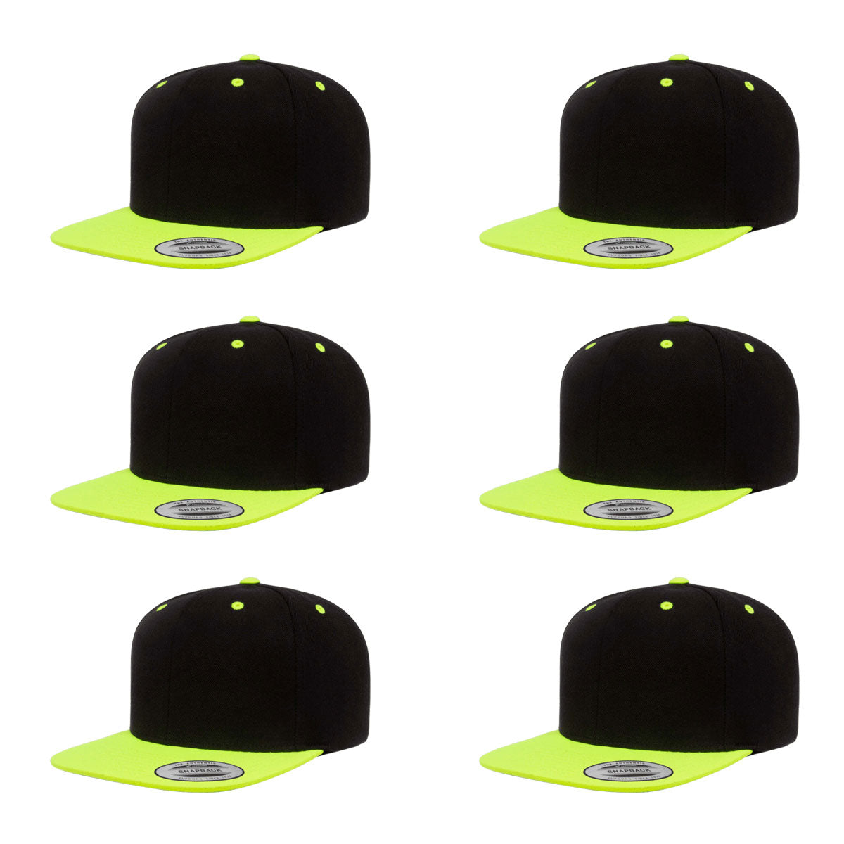 Yupoong Hat Snapback Pro-Style Wool Blend Cap 6089