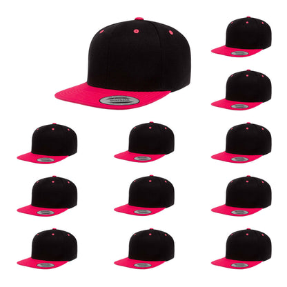 Yupoong Hat Snapback Pro-Style Wool Blend Cap 6089