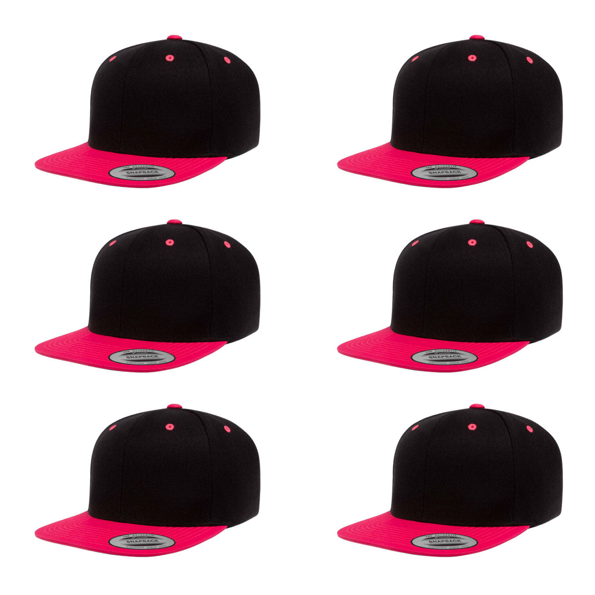 Yupoong Hat Snapback Pro-Style Wool Blend Cap 6089