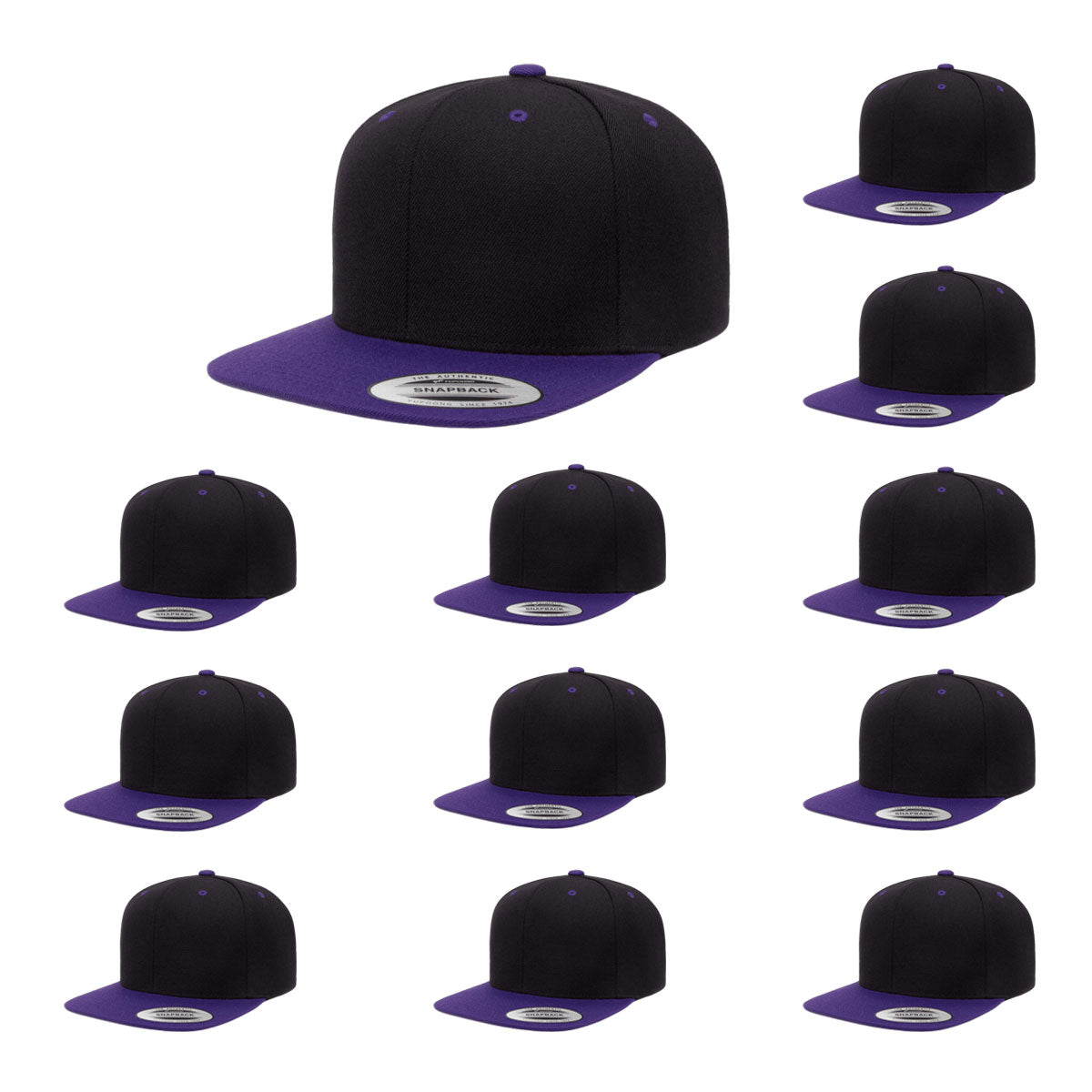 Yupoong Hat Snapback Pro-Style Wool Blend Cap 6089