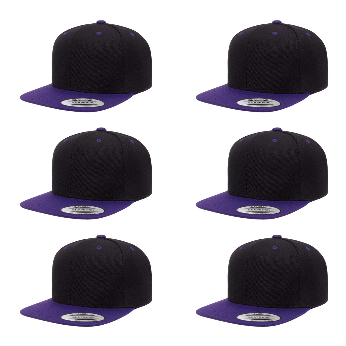 Yupoong Hat Snapback Pro-Style Wool Blend Cap 6089