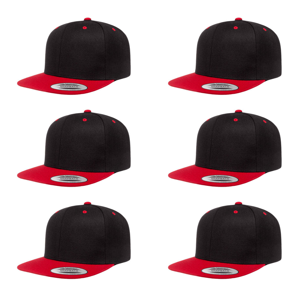 Yupoong Hat Snapback Pro-Style Wool Blend Cap 6089