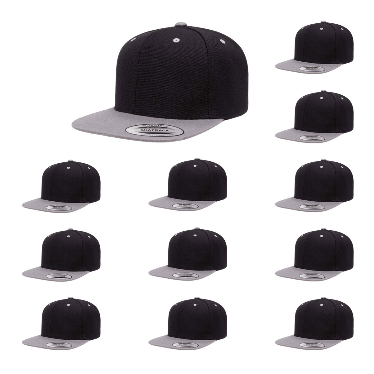 Yupoong Hat Snapback Pro-Style Wool Blend Cap 6089