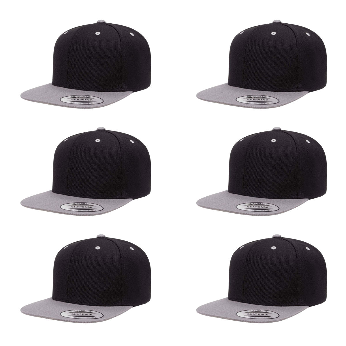 Yupoong Hat Snapback Pro-Style Wool Blend Cap 6089