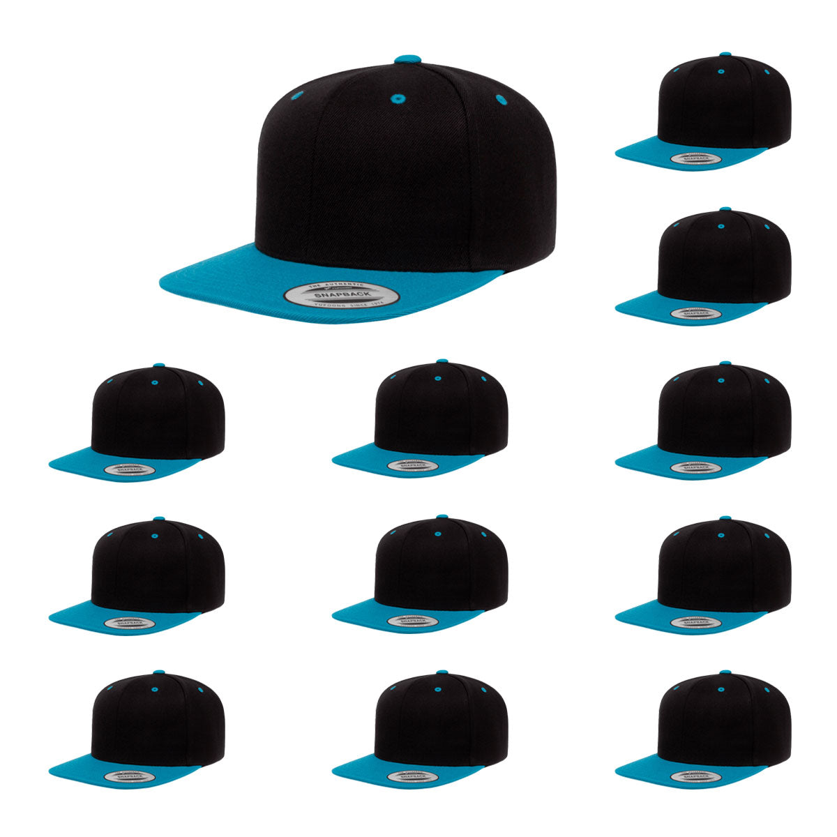 Yupoong Hat Snapback Pro-Style Wool Blend Cap 6089