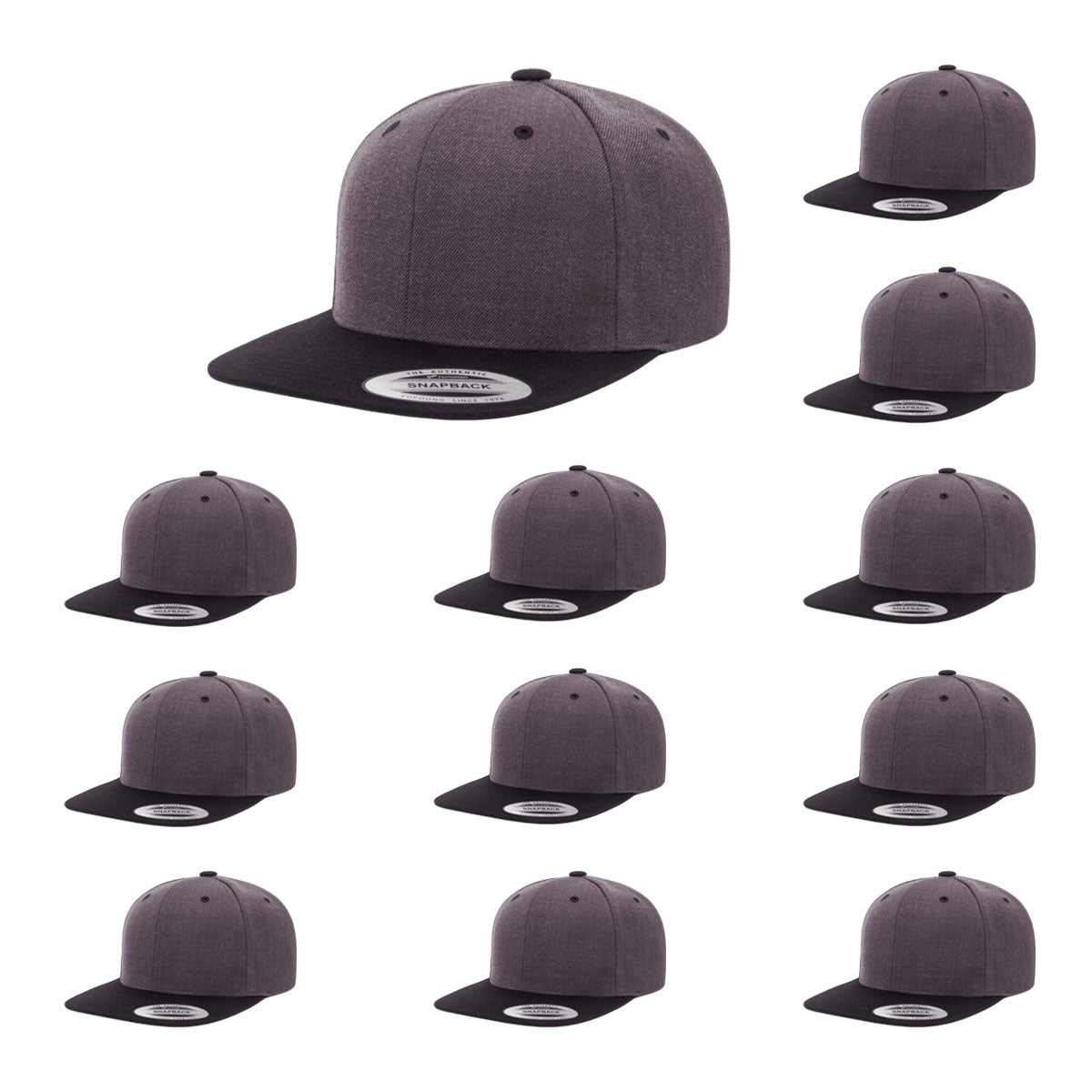 Yupoong Hat Snapback Pro-Style Wool Blend Cap 6089