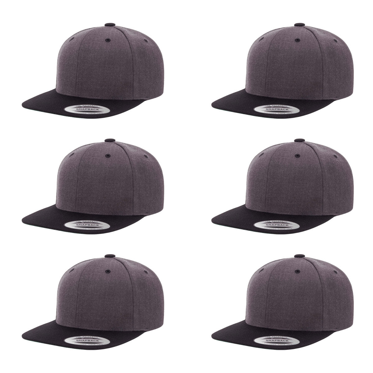 Yupoong Hat Snapback Pro-Style Wool Blend Cap 6089