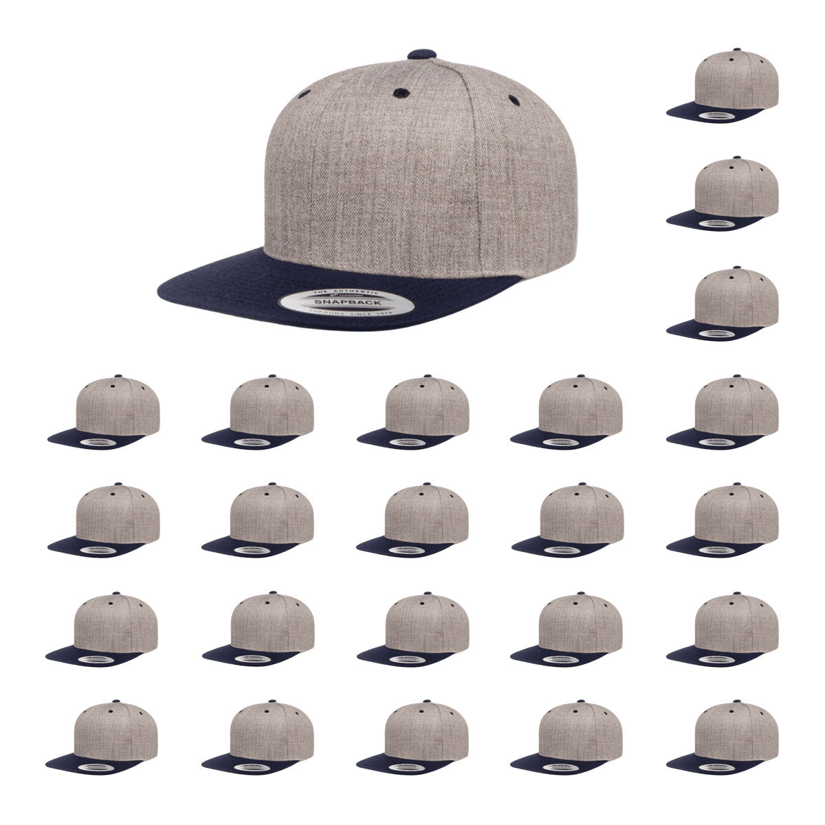 Yupoong Hat Snapback Pro-Style Wool Blend Cap 6089