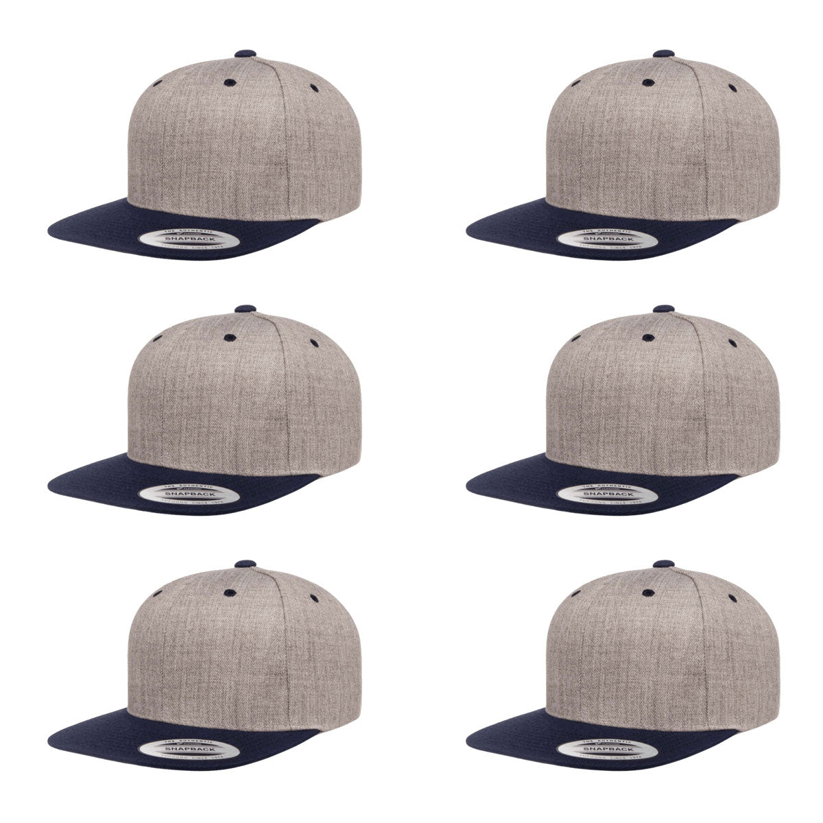 Yupoong Hat Snapback Pro-Style Wool Blend Cap 6089