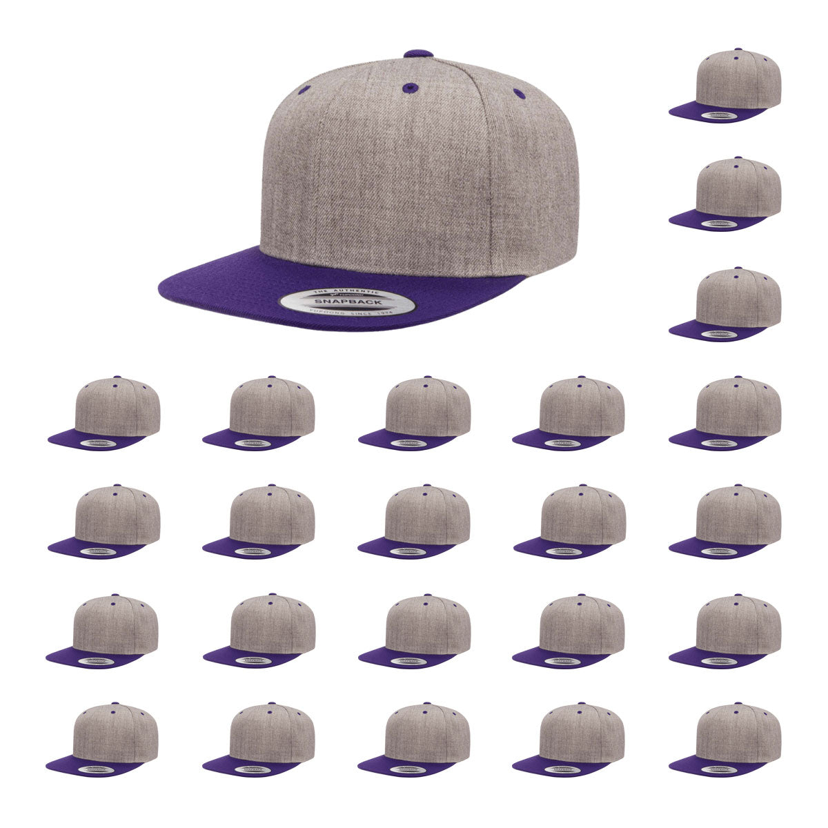 Yupoong Hat Snapback Pro-Style Wool Blend Cap 6089