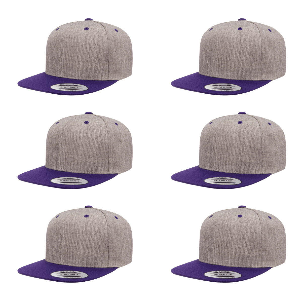Yupoong Hat Snapback Pro-Style Wool Blend Cap 6089