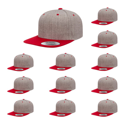 Yupoong Hat Snapback Pro-Style Wool Blend Cap 6089