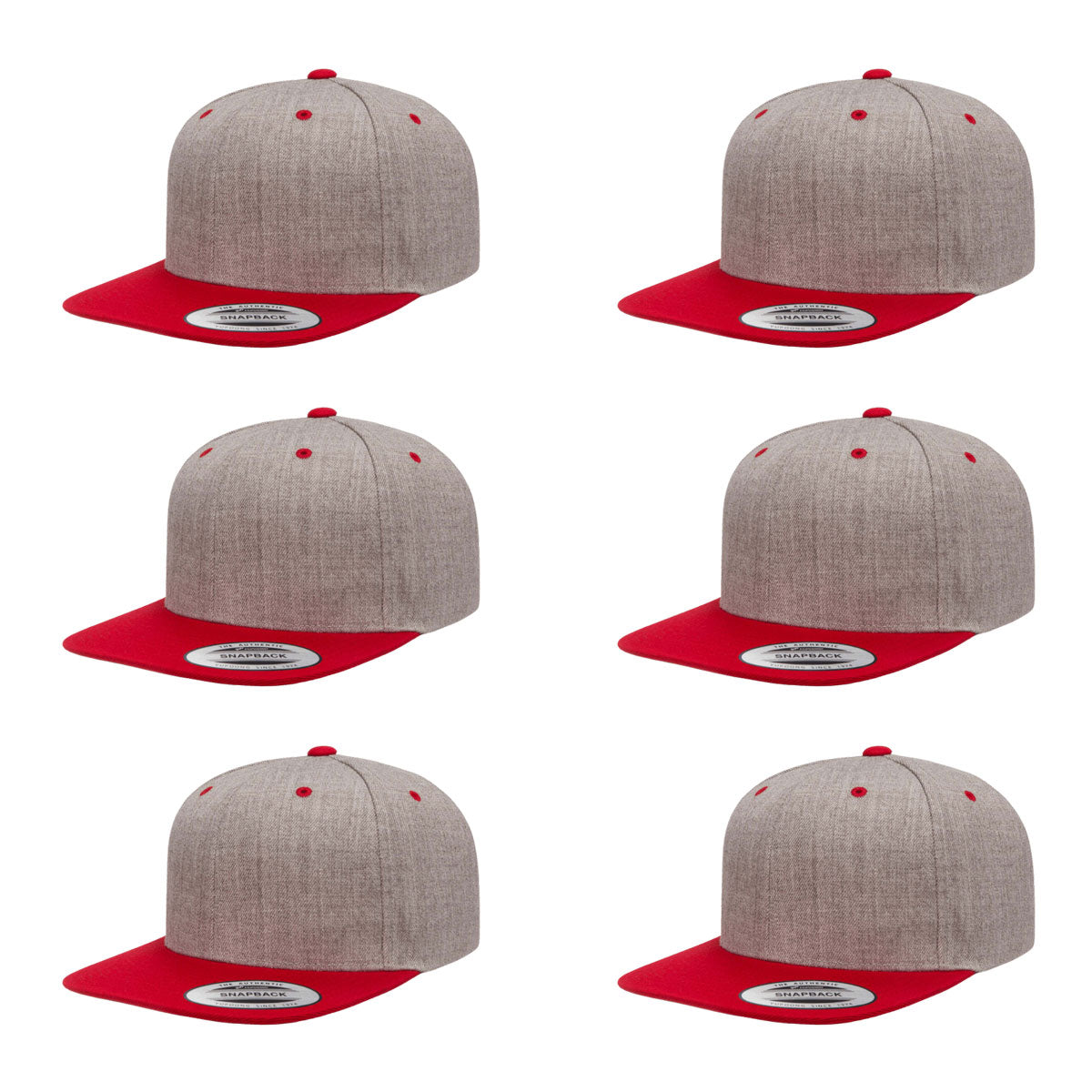 Yupoong Hat Snapback Pro-Style Wool Blend Cap 6089