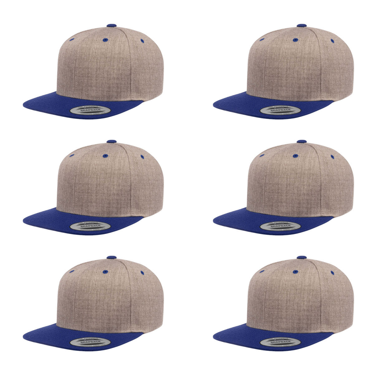 Yupoong Hat Snapback Pro-Style Wool Blend Cap 6089