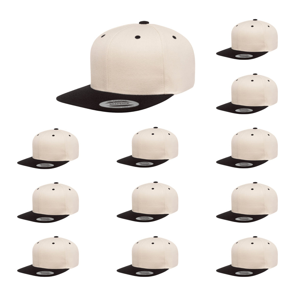 Yupoong Hat Snapback Pro-Style Wool Blend Cap 6089