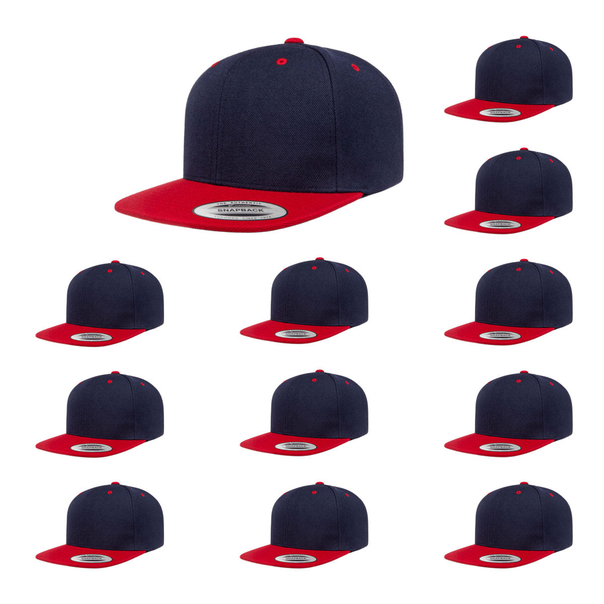 Yupoong Hat Snapback Pro-Style Wool Blend Cap 6089