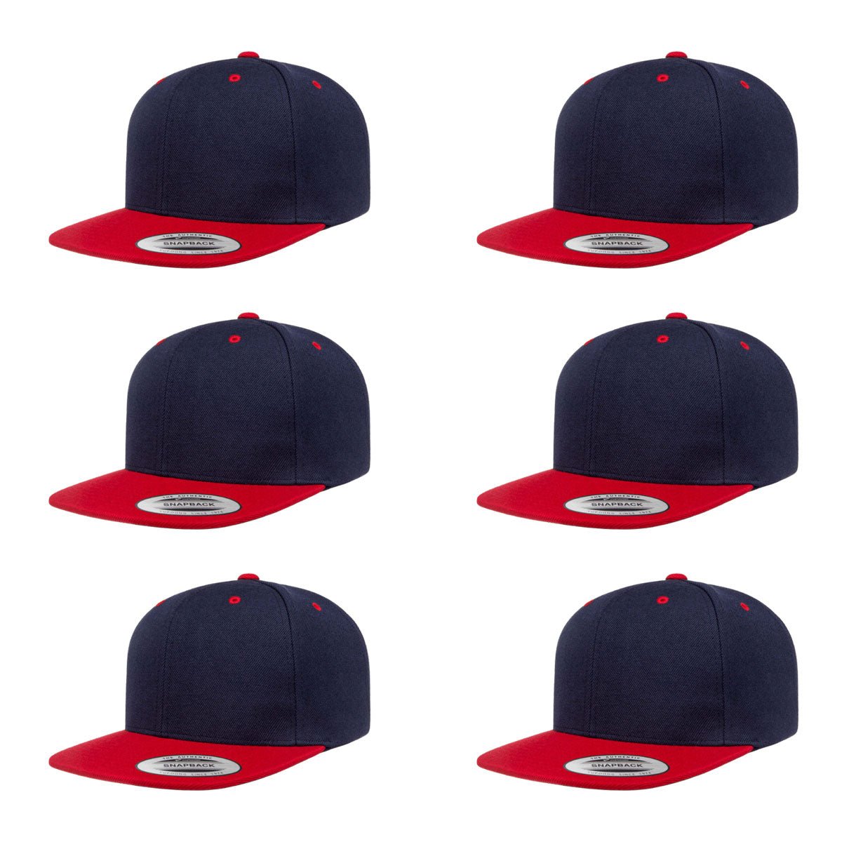 Yupoong Hat Snapback Pro-Style Wool Blend Cap 6089