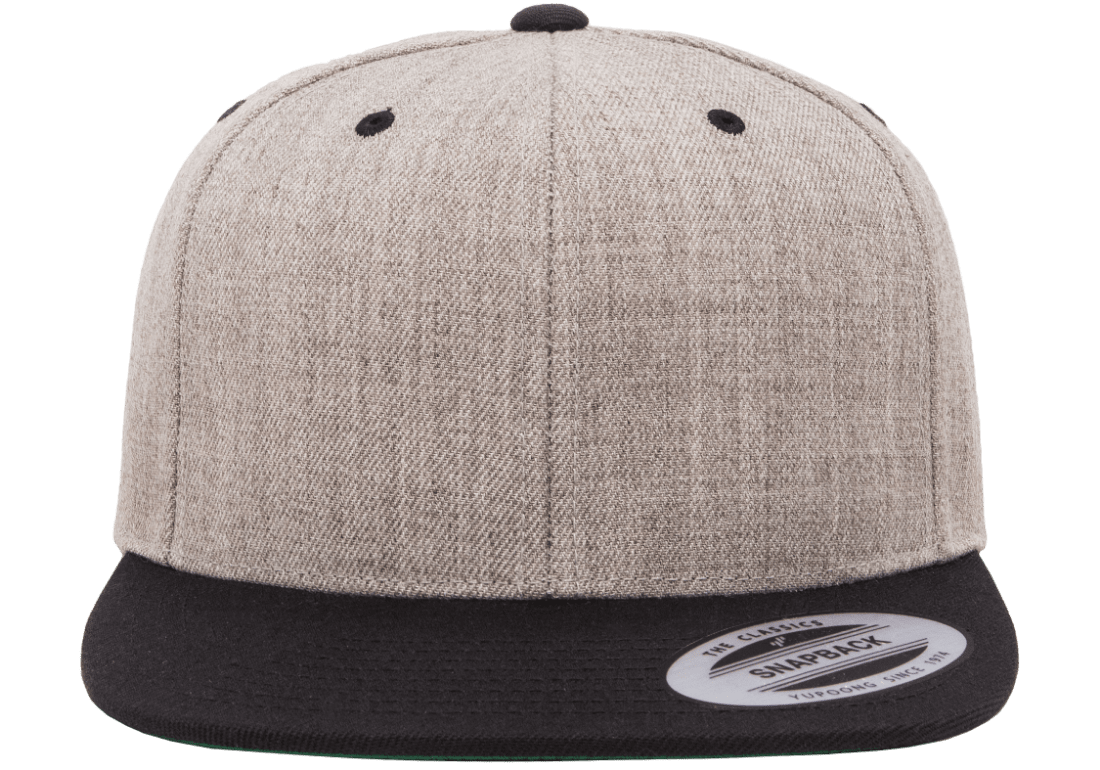 Yupoong Hat Snapback Pro-Style Wool Blend Cap 6089 (Full Case/$6.00 ea.)