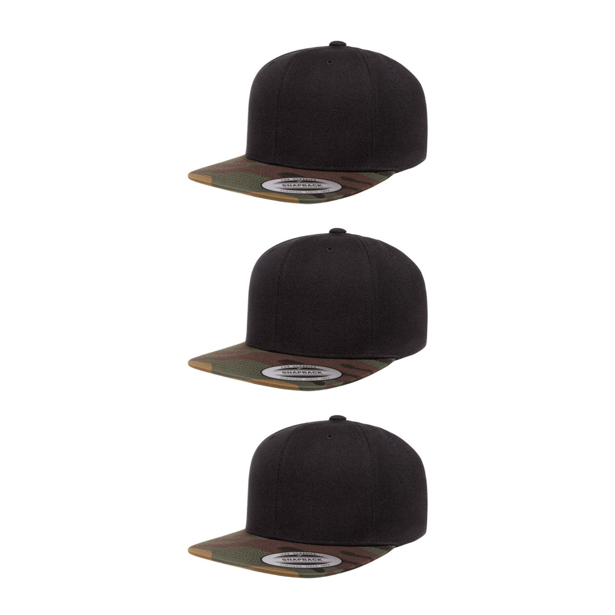 Yupoong Hat Snapback Pro-Style Wool Blend Cap 6089