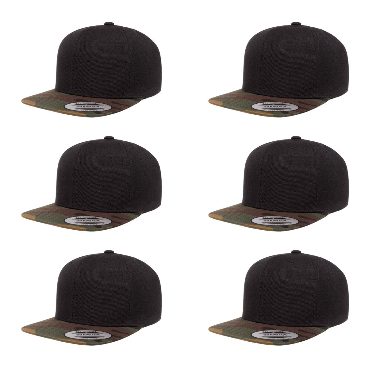 Yupoong Hat Snapback Pro-Style Wool Blend Cap 6089