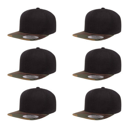 Yupoong Hat Snapback Pro-Style Wool Blend Cap 6089