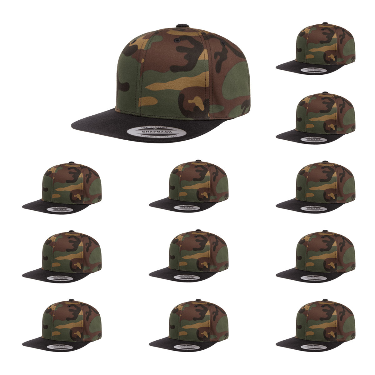 Yupoong Hat Snapback Pro-Style Wool Blend Cap 6089