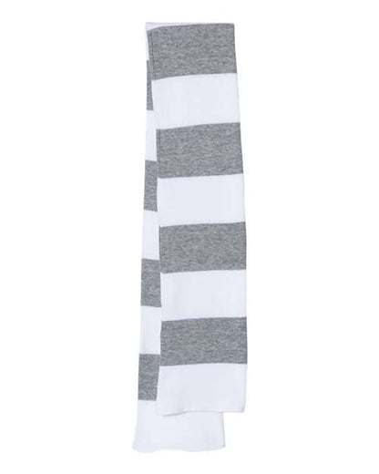 Sportsman Rugby-Striped Knit Scarf