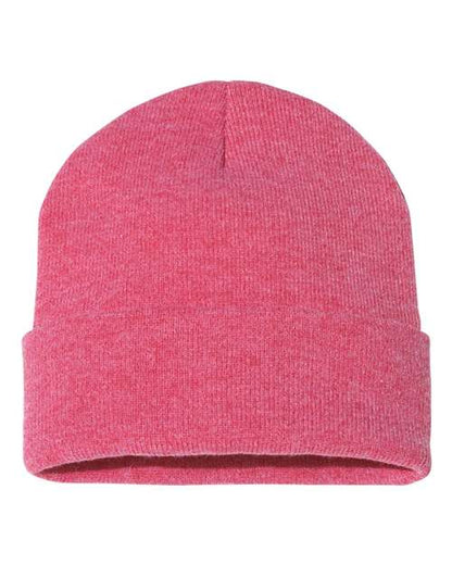 Sportsman 12" Solid Cuffed Beanie - SP12