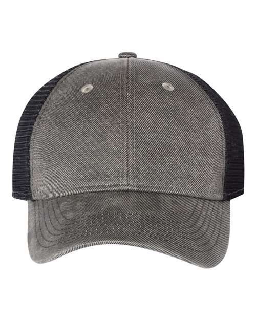 Sportsman Faux Waxy Trucker Cap