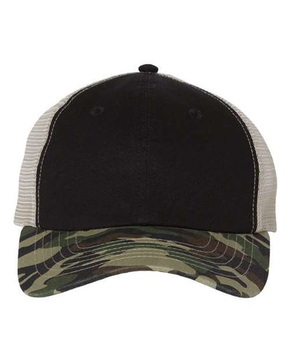 Sportsman Contrast-Stitch Mesh-Back Cap