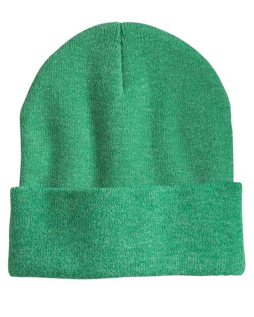 Sportsman 12" Solid Cuffed Beanie - SP12