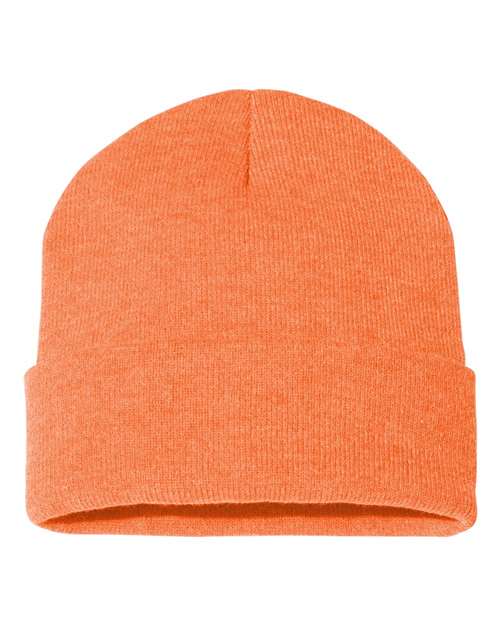 Sportsman 12" Solid Cuffed Beanie - SP12