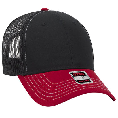 83-1239 OTTO CAP 6 Panel Low Profile Mesh Back Trucker Hat