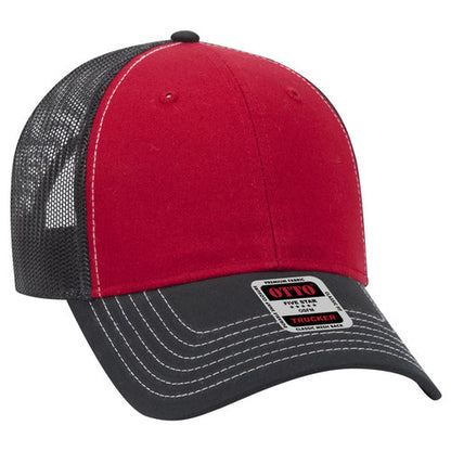 83-1239 OTTO CAP 6 Panel Low Profile Mesh Back Trucker Hat