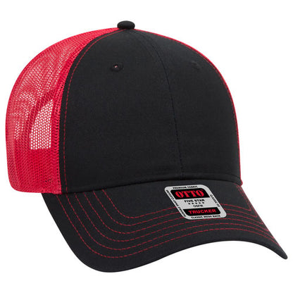 83-1239 OTTO CAP 6 Panel Low Profile Mesh Back Trucker Hat