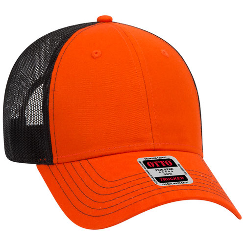 83-1239 OTTO CAP 6 Panel Low Profile Mesh Back Trucker Hat