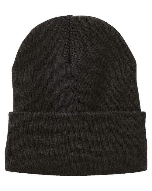 Sportsman 12" Jersey Lined Cuffed Beanie