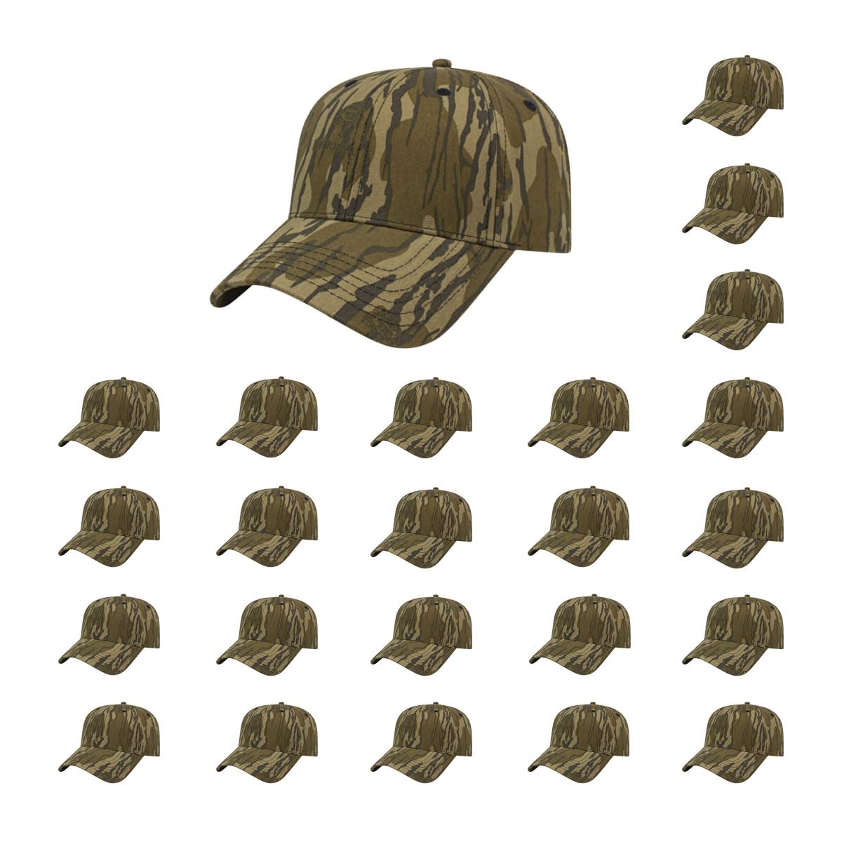 Cap America I2030 Six Panel Structured Camo Cap