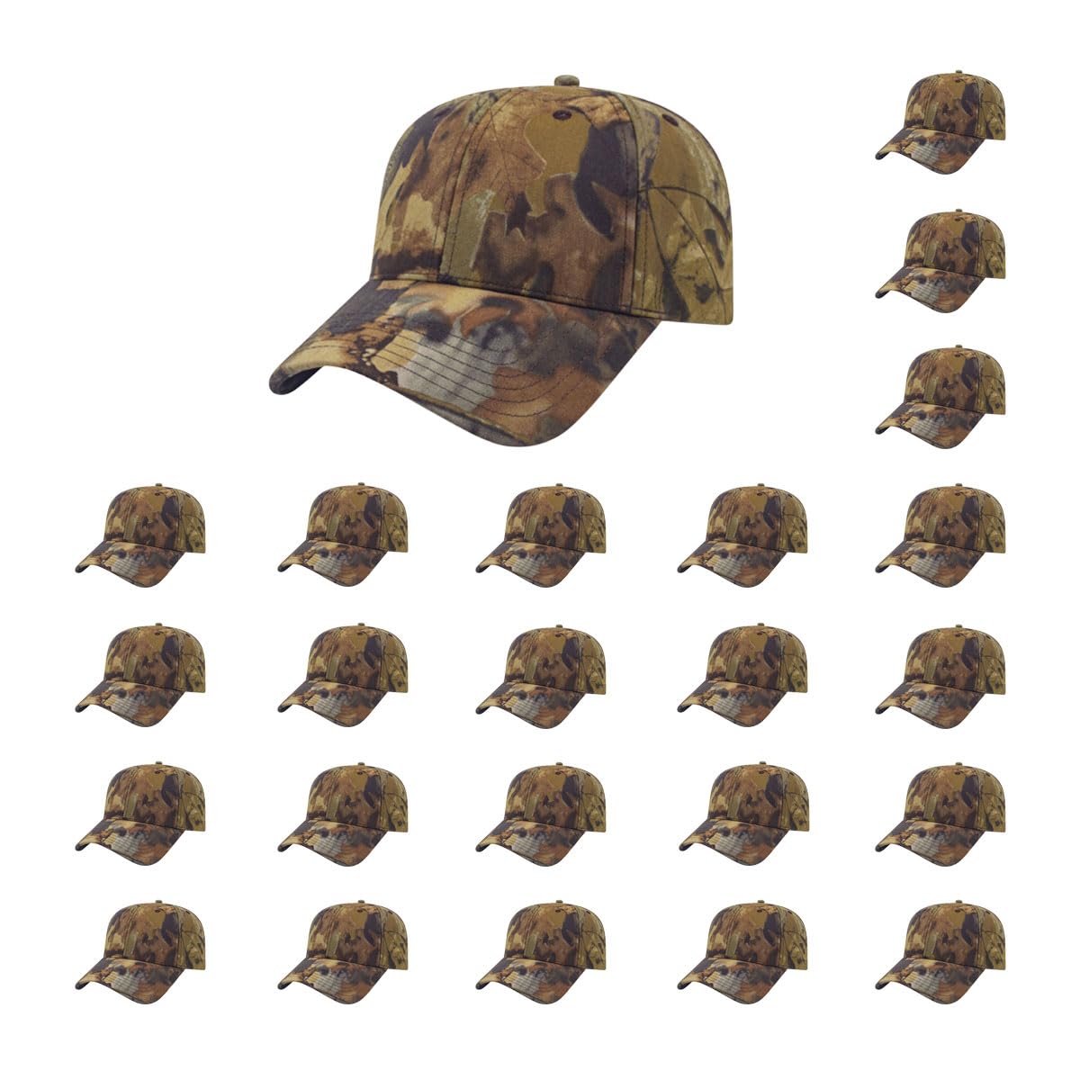Cap America I2030 Six Panel Structured Camo Cap