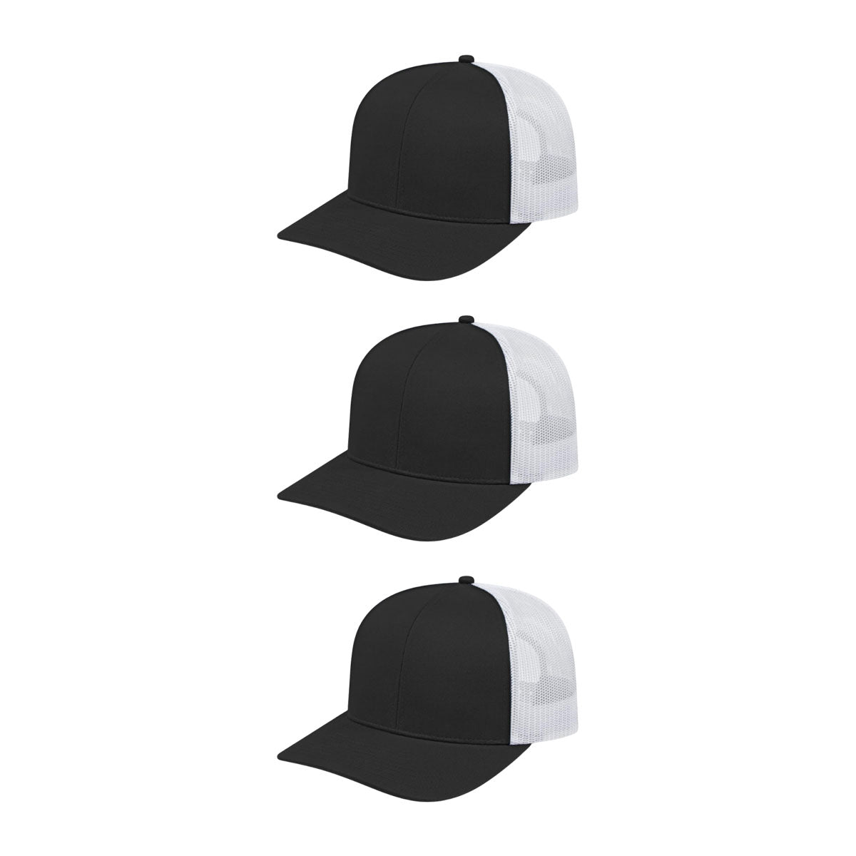 Cap America i3038 Poly/Cotton Trucker Mesh Back Cap