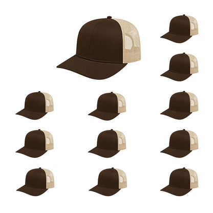 Cap America i3038 Poly/Cotton Trucker Mesh Back Cap